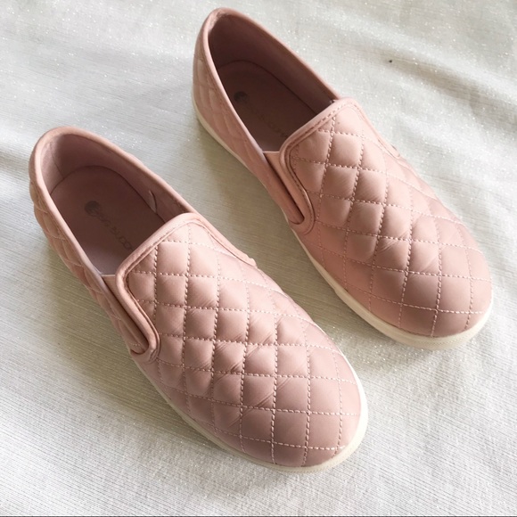 Big Buddha Shoes - Big Buddha Pink Quilted Slip On Sneakers